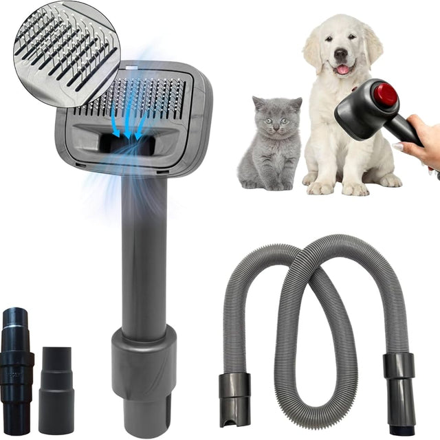 FurVac™ 2-in-1 Pet Grooming Vacuum Brush