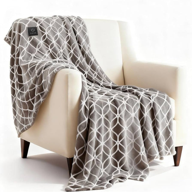 NestWarm™ Electric Heated Blanket Throw
