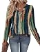 Zeagoo Shirts for Women Long Sleeve Blouses 2026 Fashion Fall Clothes Business Work Top Multicolor L