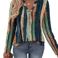 Zeagoo Shirts for Women Long Sleeve Blouses 2026 Fashion Fall Clothes Business Work Top Multicolor L