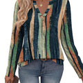 Zeagoo Shirts for Women Long Sleeve Blouses 2026 Fashion Fall Clothes Business Work Top Multicolor L