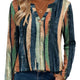 Zeagoo Shirts for Women Long Sleeve Blouses 2026 Fashion Fall Clothes Business Work Top Multicolor L