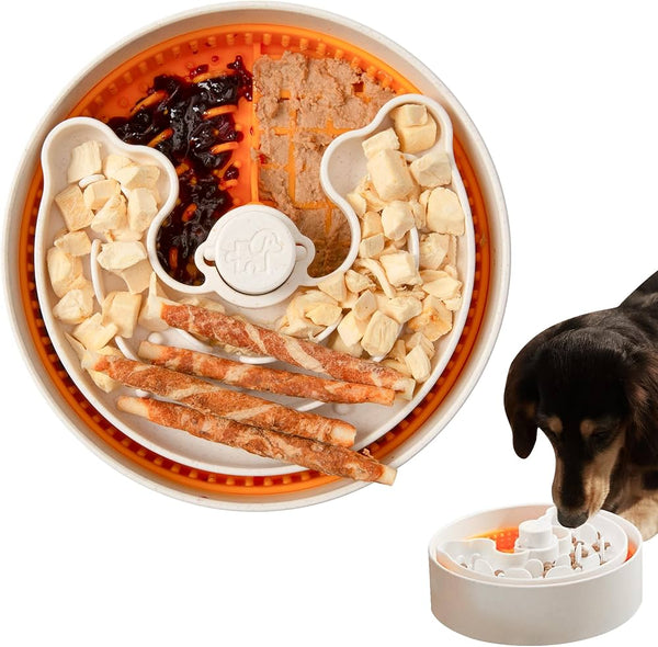 PawPrint™ Slow Feeder & Lick Mat Combo