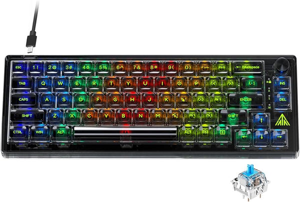 PixelKey™ Compact Mechanical Keyboard (65%)