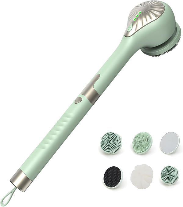 GlowScrub™ Wall-Mounted Electric Back Scrubber