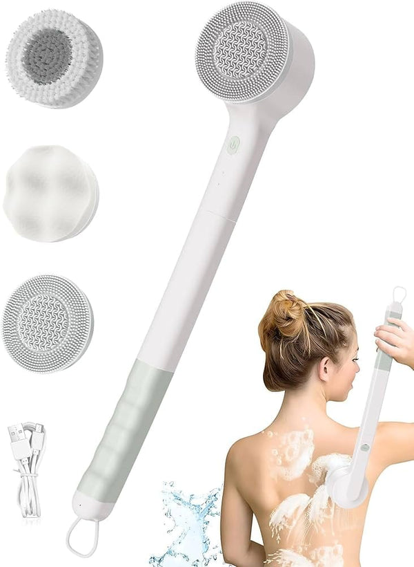 GlowScrub™ Wall-Mounted Electric Back Scrubber