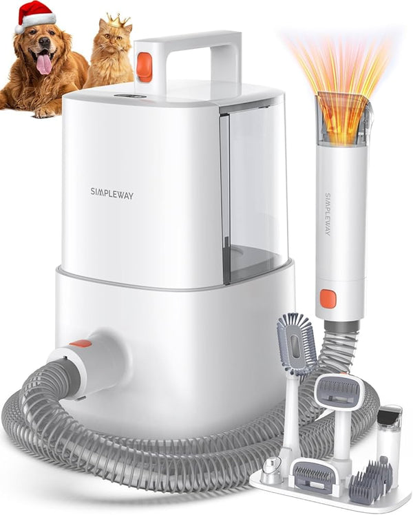 FurVac™ 2-in-1 Pet Grooming Vacuum Brush